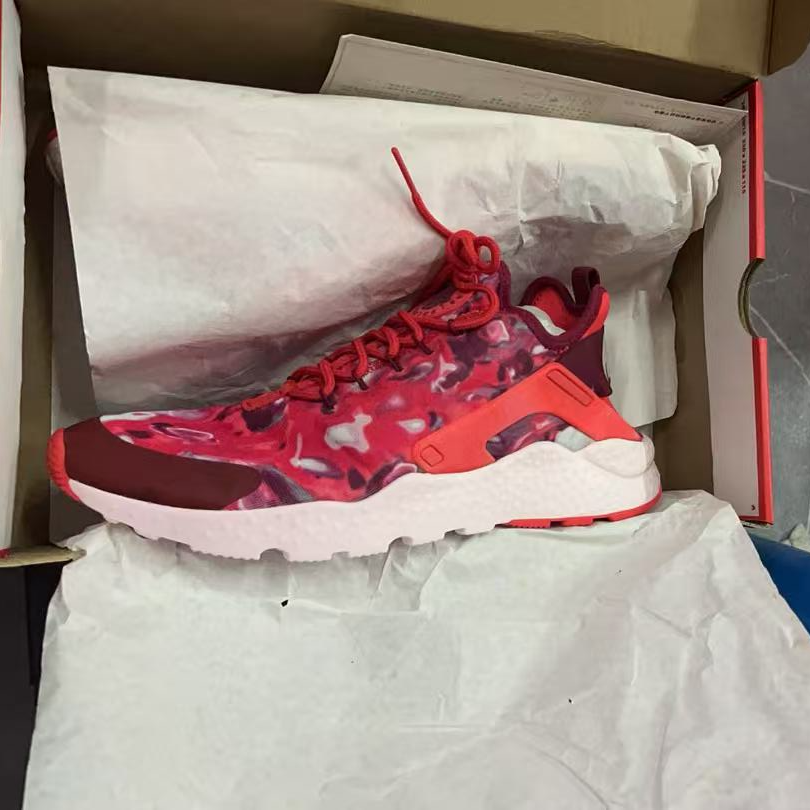 NIKE/耐克华莱士复古运动防滑轻便低帮休闲跑步鞋白红844880-600