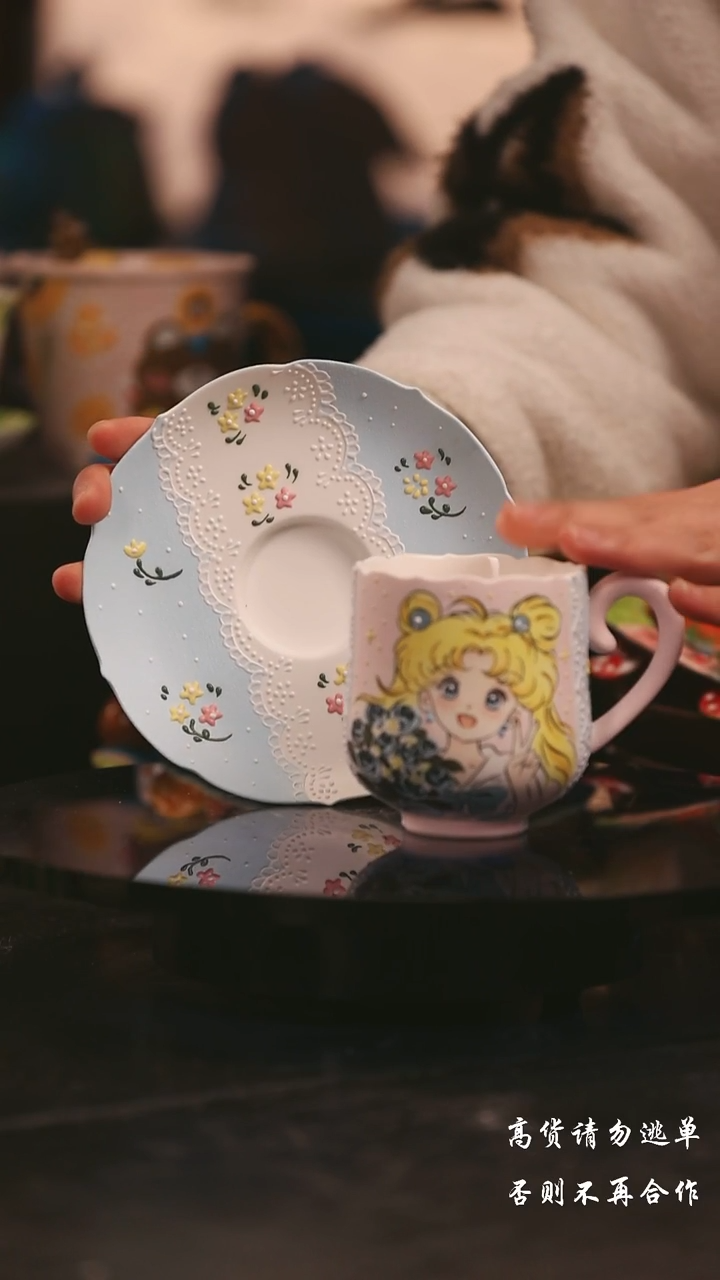 陶瓷景德镇可爱设计师款陶瓷 