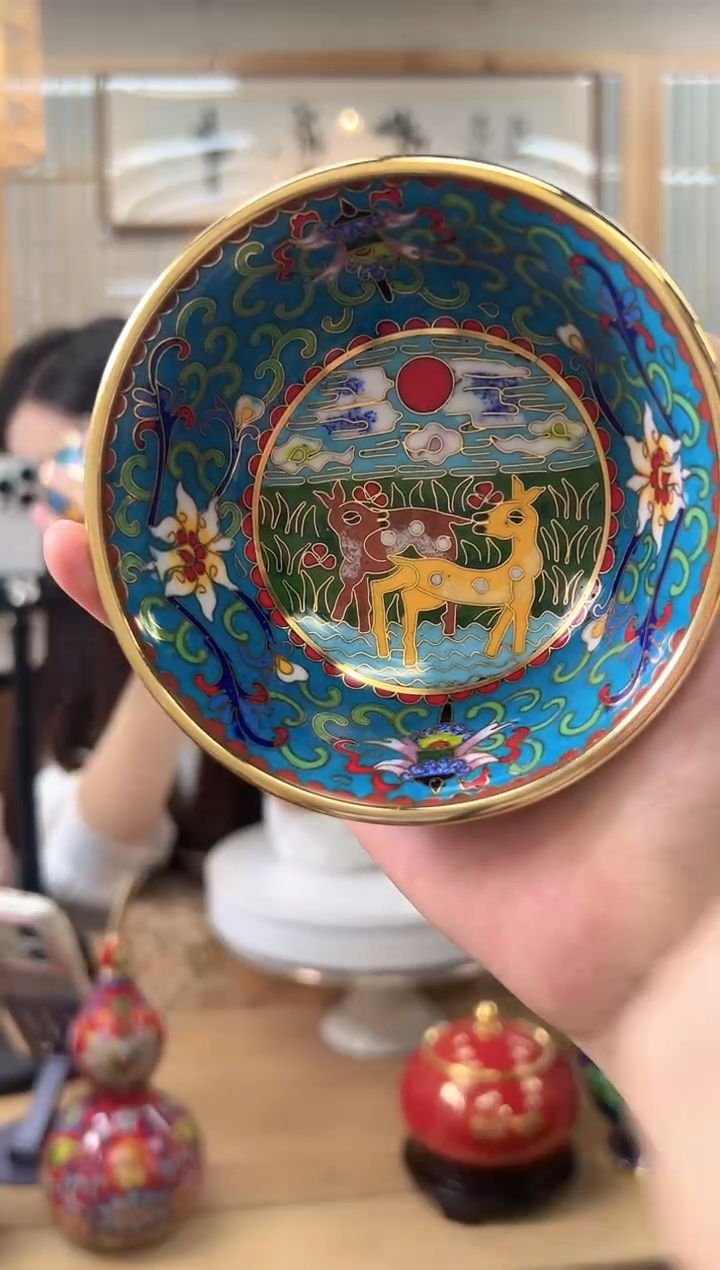 【闪购商品】精品仿古小碗JPW001小鹿精品