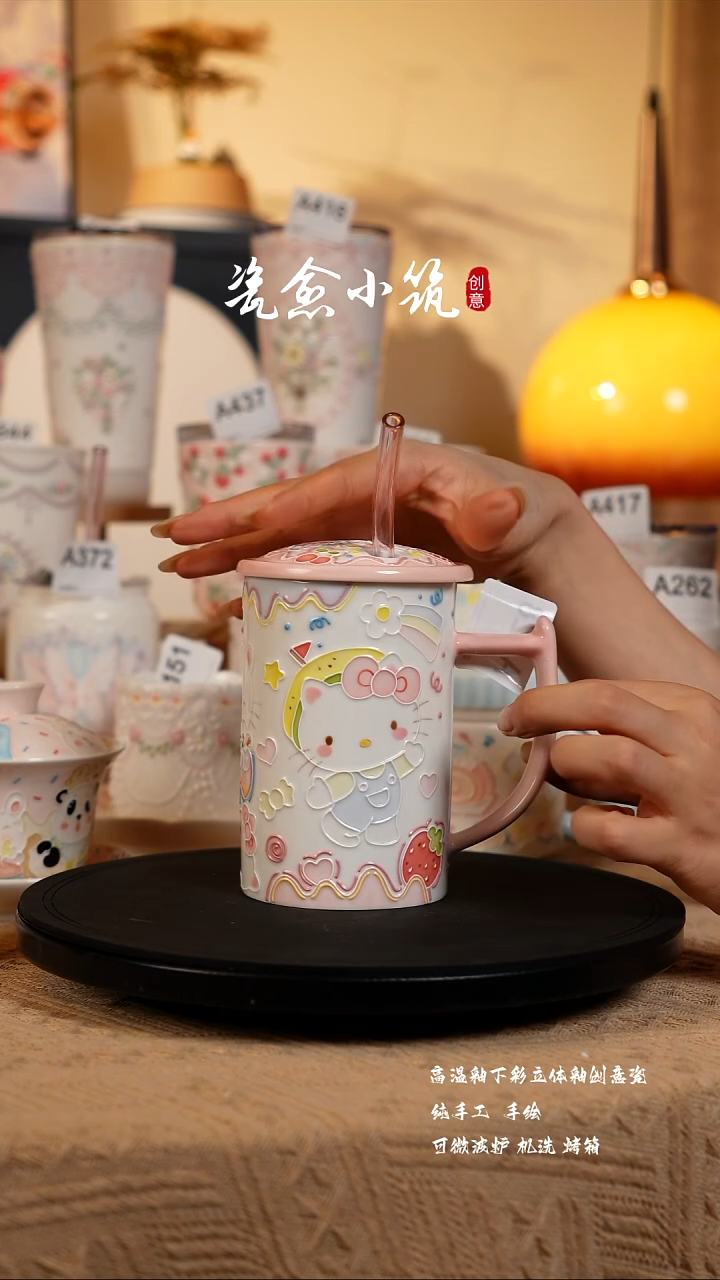 景德镇高温釉下彩创意瓷 