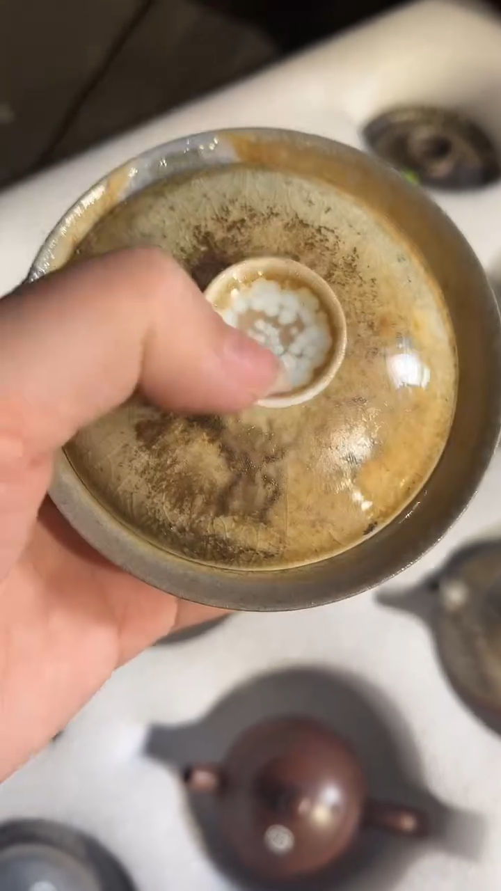 盖碗323号容量100-110ML中白泥