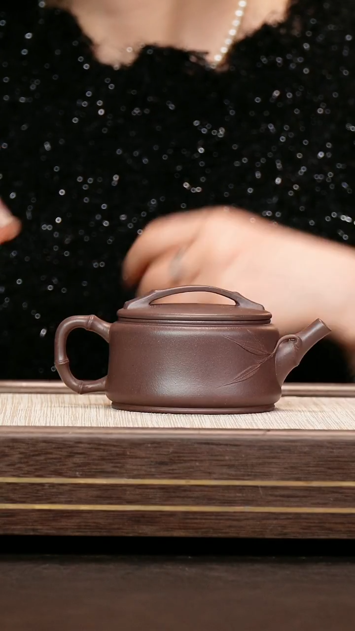 茶杯紫砂四号井底槽清 竹节汉瓦