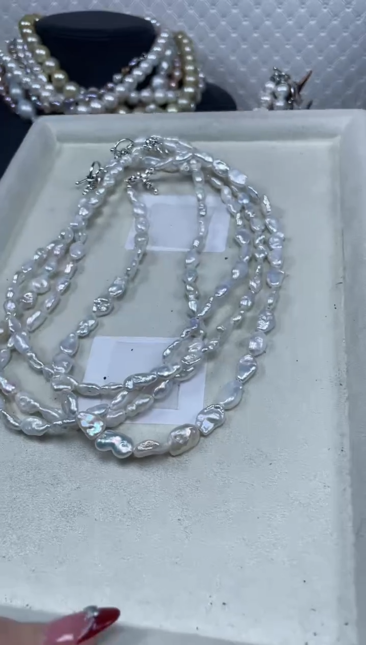 【闪购商品】淡水珍珠项链未镶嵌【纯恬珍珠】（多样性发货发一）