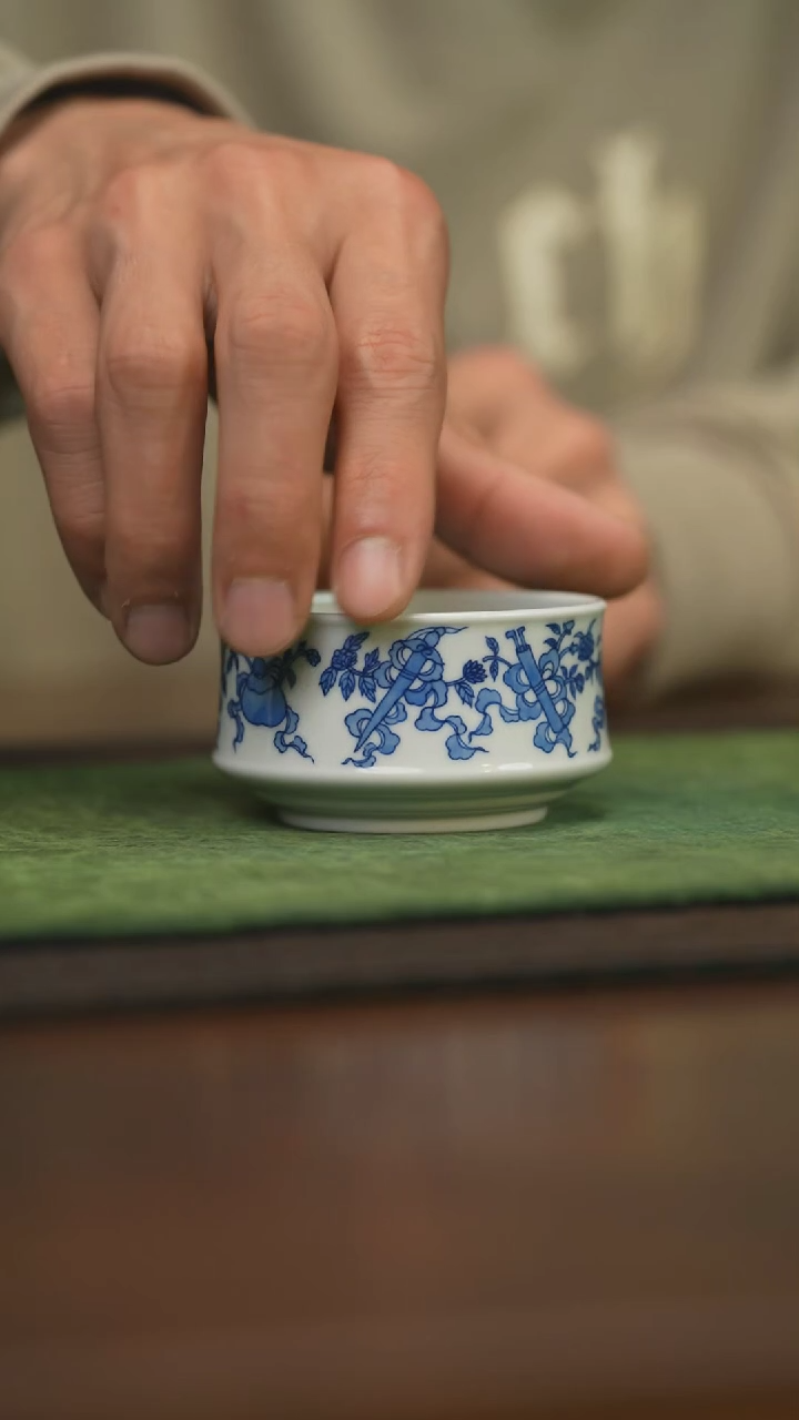 【闪购商品】杯柴窑青花破价福利