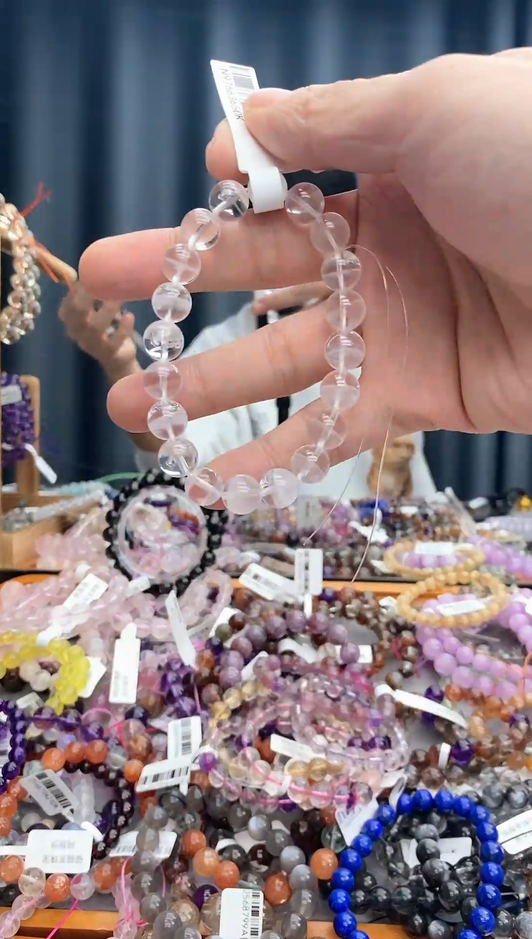 【闪购商品】水晶手链未镶嵌白幽灵