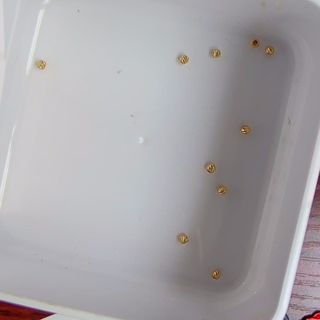黄金足金小金 豆 1