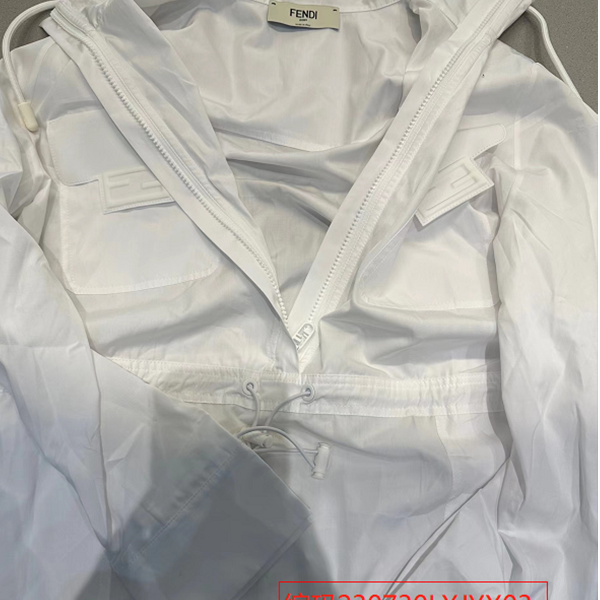 95新 FENDI/芬迪 麦殿/女士套头衫38码白色/230730LXJYX03