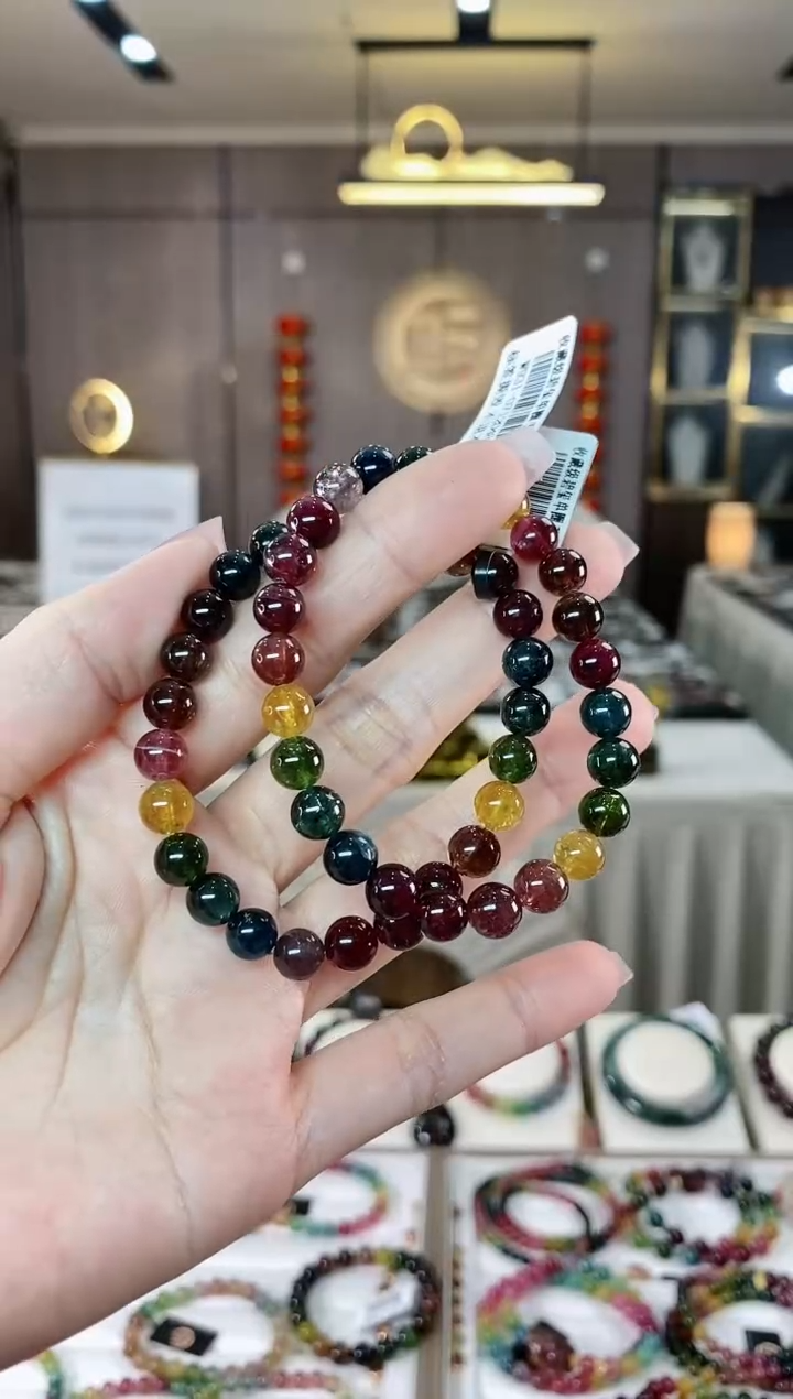 【闪购商品】碧玺单圈手串7mm+未镶嵌（多样性发一条）hon