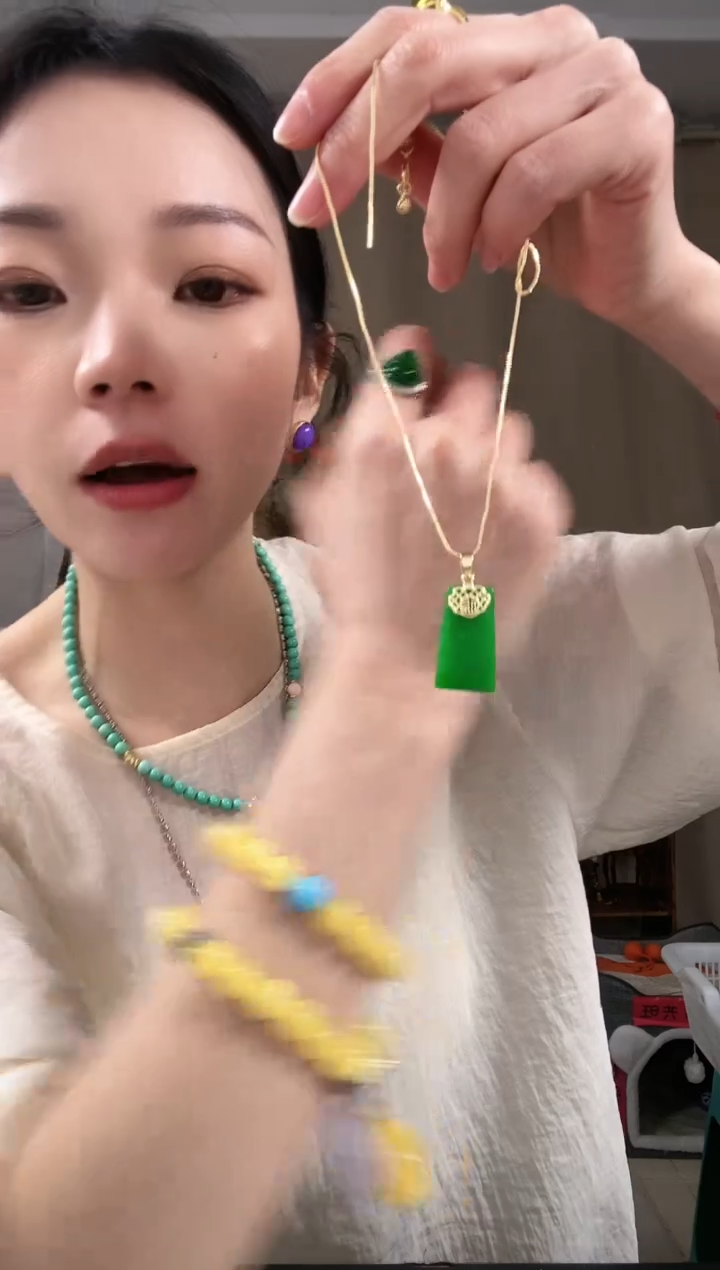 【闪购商品】琥珀颈饰未镶嵌E623EEEEE