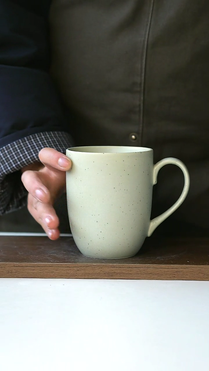 【闪购商品】陶瓷出澳洲山野绿马克杯微瑕@4-2@