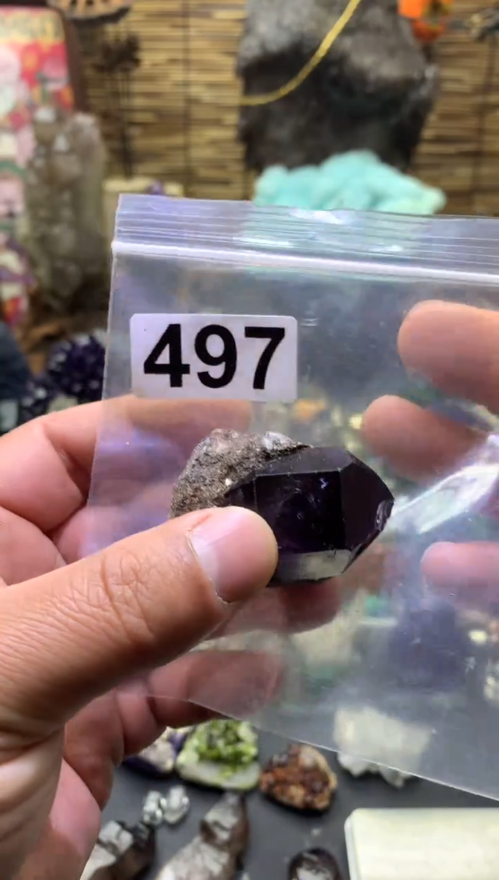 【闪购商品】紫晶珠宝半成品未镶嵌水晶497