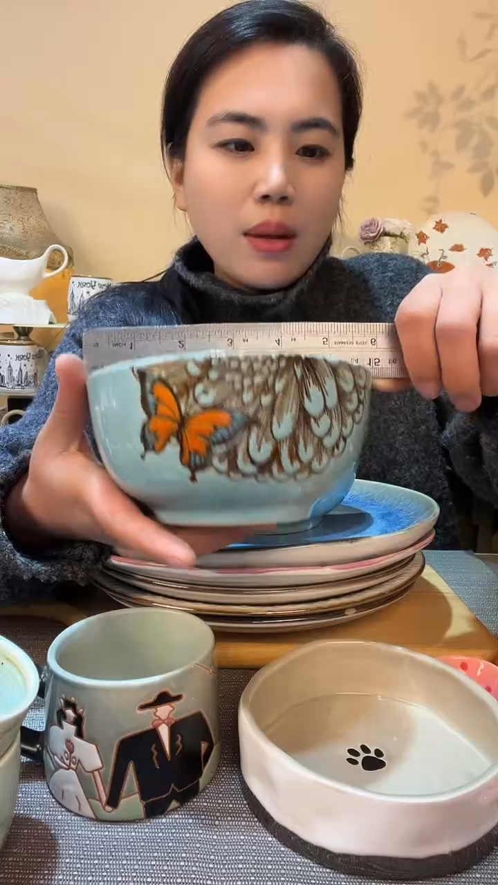 【闪购商品】瓷片6英寸碗 微瑕介意勿拍