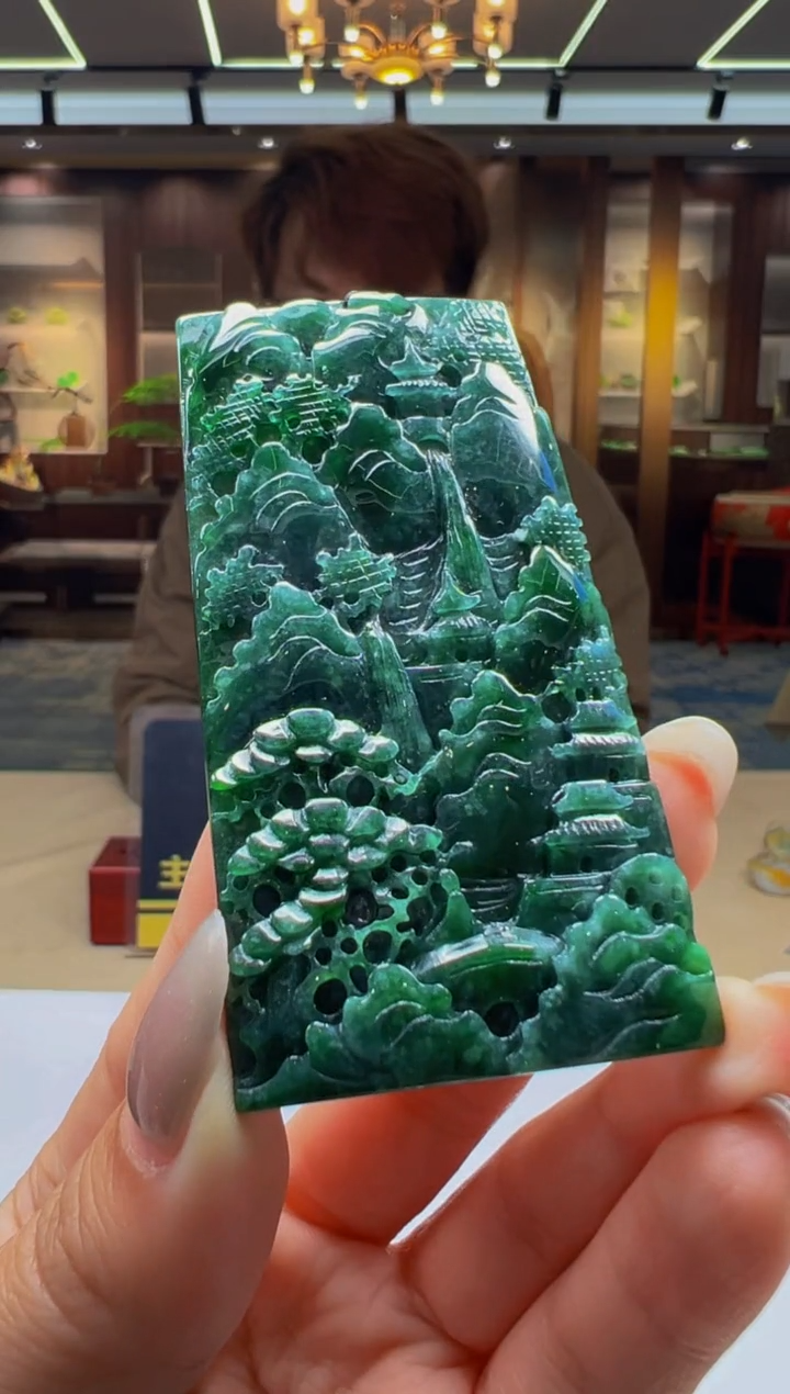 【闪购商品】定制翡翠未镶嵌Q2025-3-5-63