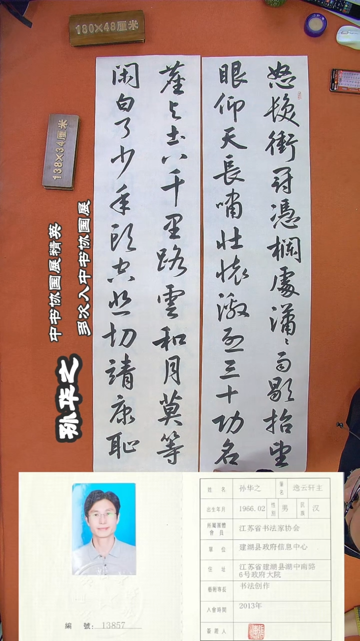 【闪购商品】书法113a孙华之书法作品