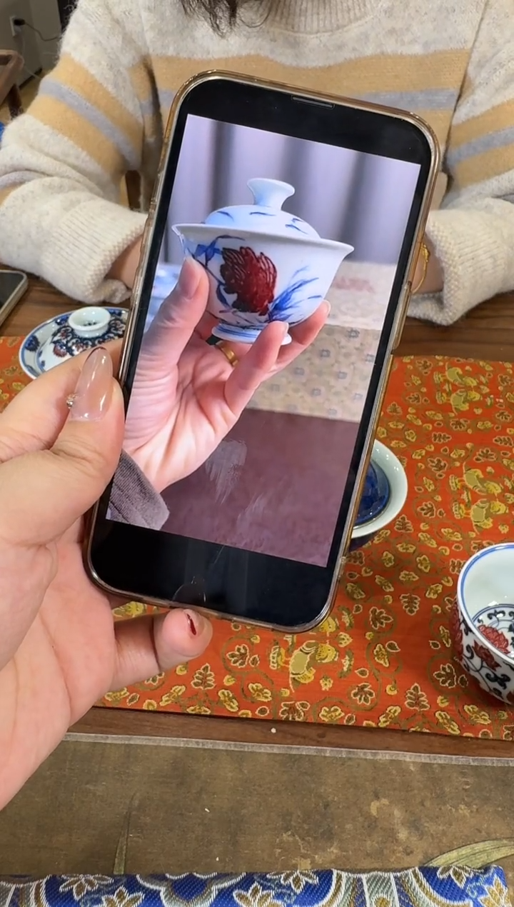 【闪购商品】杯永明尚玩单翠盖碗