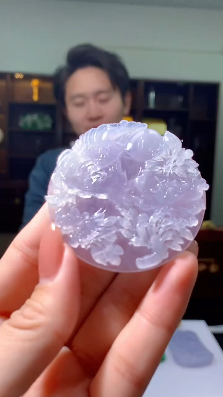 【闪购商品】定制翡翠未镶嵌1051hm-毛货挂件