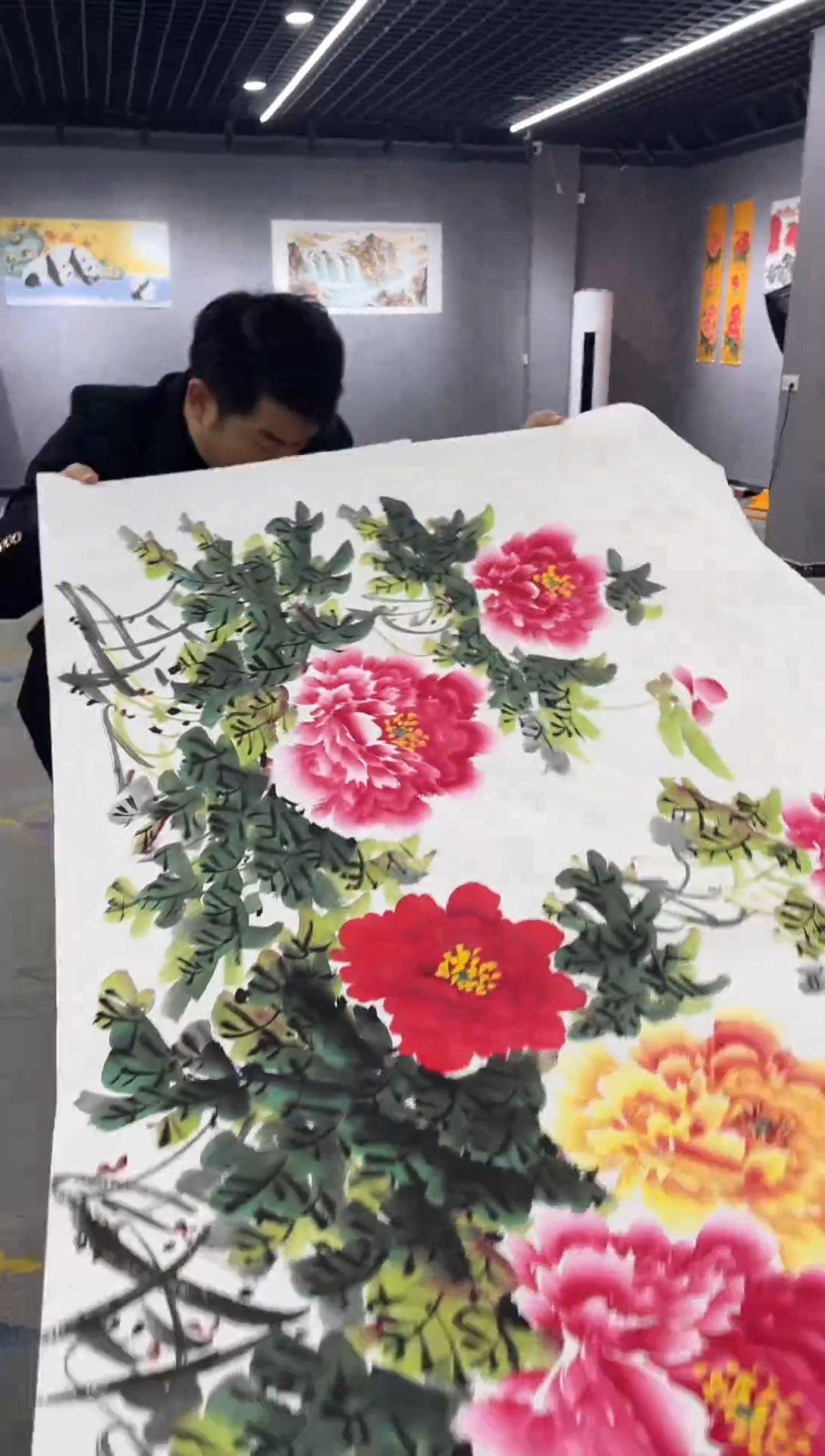 名人名画 手工制作八尺