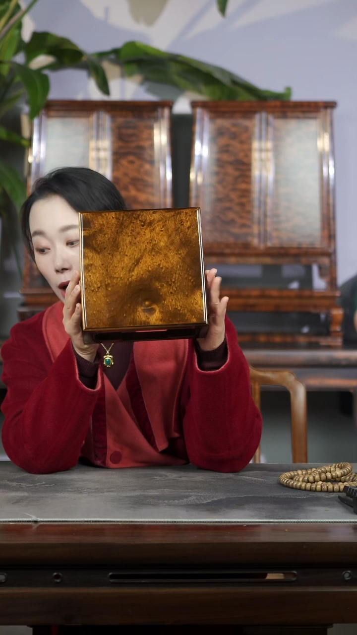 金丝楠满花精工简约香几303