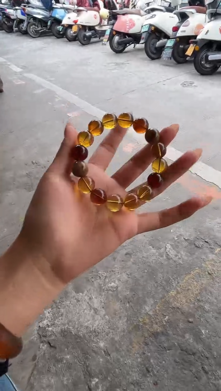 未镶嵌琥珀手串16mm缅甸琥珀手串