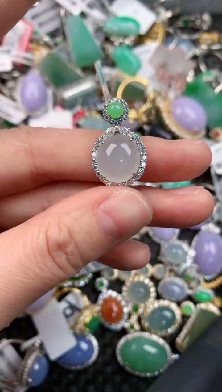 银S925镶嵌戒指翡翠11-11-11   5