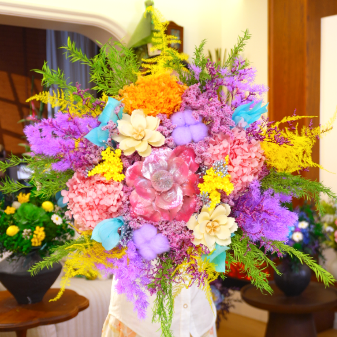 【紫雾凝香】高端稀有超漂亮小众永生花m