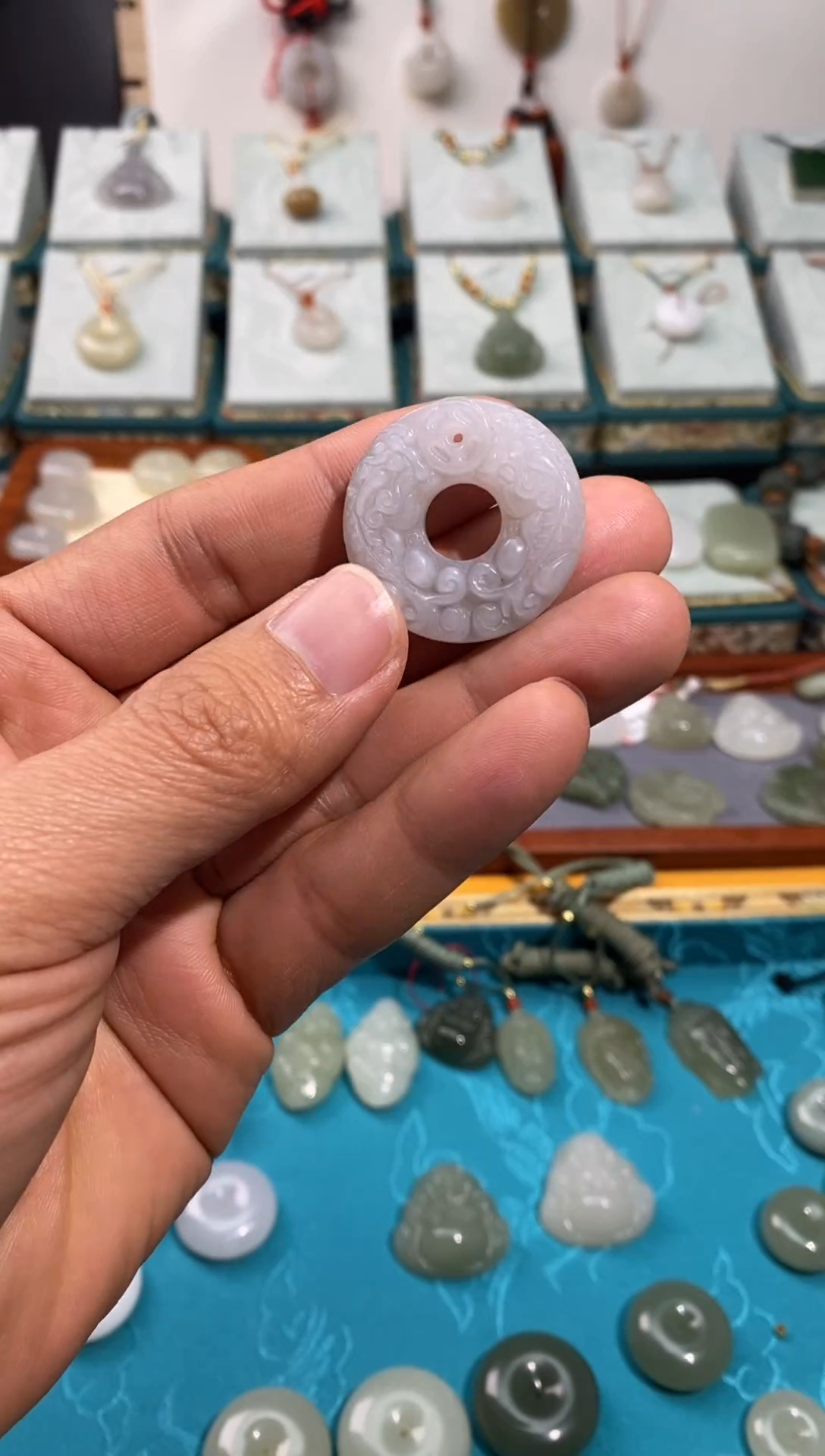 【闪购商品】和田玉颈饰未镶嵌双面雕刻貔貅