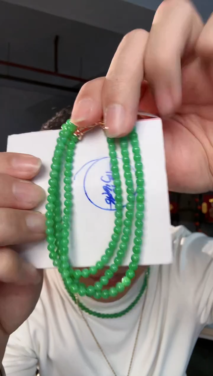 【闪购商品】翡翠手链未镶嵌缅料A货翡翠/支持复检/一件