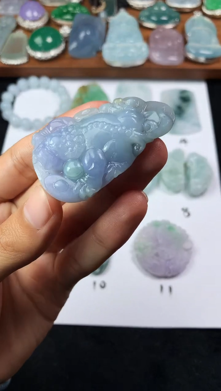 【闪购商品】定制翡翠未镶嵌5006毛货不退不换