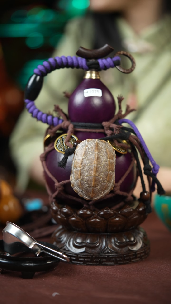 【闪购商品】1025号500ml左右的非遗漆器酒葫芦