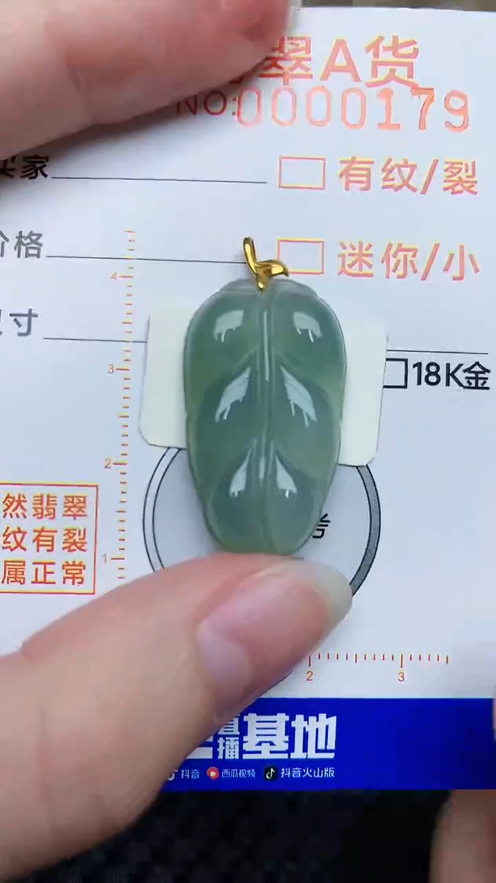 【闪购商品】翡翠颈饰18K金镶嵌876987678