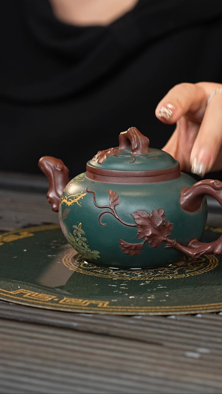 【闪购商品】紫砂茶壶ZCP 甲子泥 一粒珠 260cc