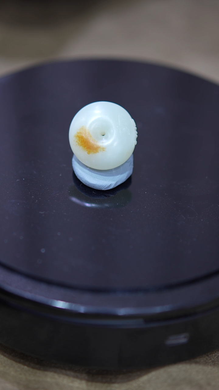 颈饰未镶嵌和田玉（子料）和田玉籽料长寿平安扣