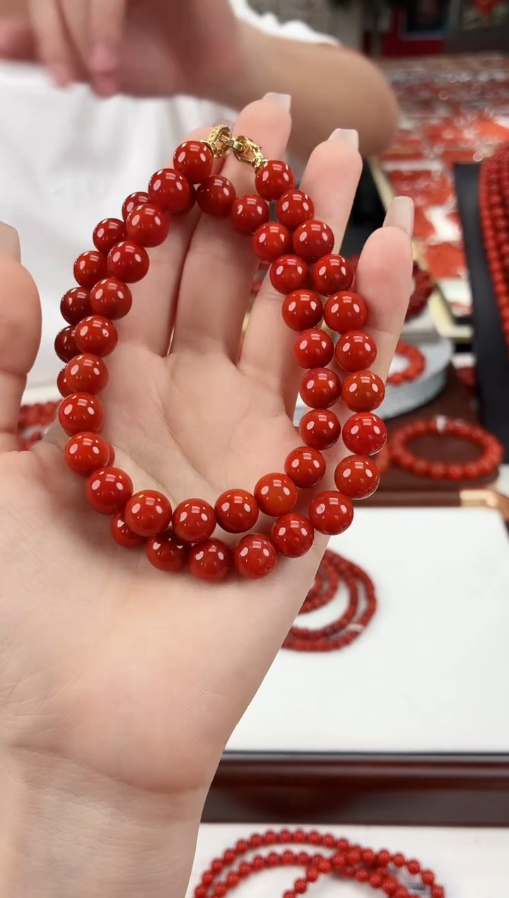 南红玛瑙瓦西女神链9+未镶嵌一个/条