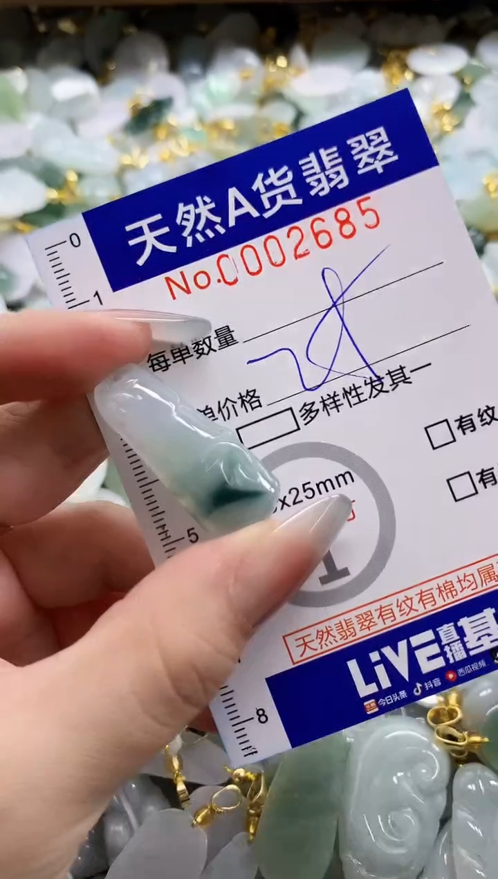 颈饰未镶嵌翡翠天然A货翡翠