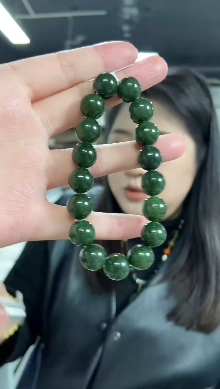 【闪购商品】和田玉手串未镶嵌多样性发其一颜色微差