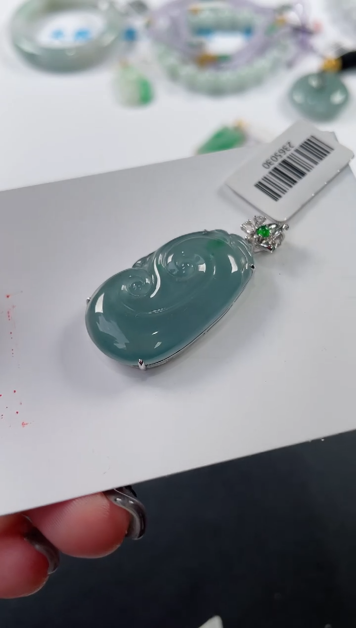 颈饰未镶嵌翡翠基地发货H2775