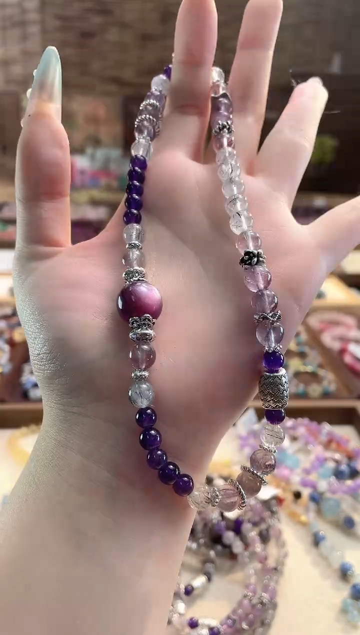 水晶手串合金CB3647