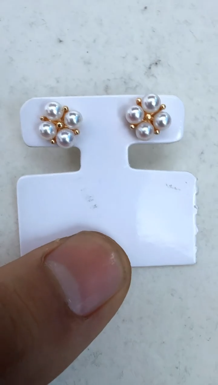 【闪购商品】海水珍珠耳饰银S925镶嵌耳钉
