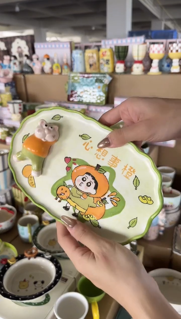 瓷【唯品瓷】手工手绘餐具