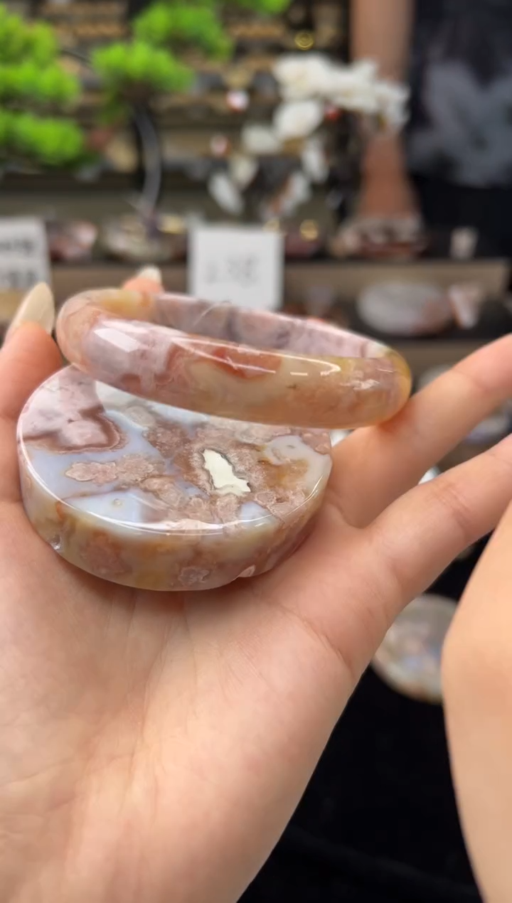 【闪购商品】石英质玉手镯未镶嵌66圈口（赠送镯心）21650