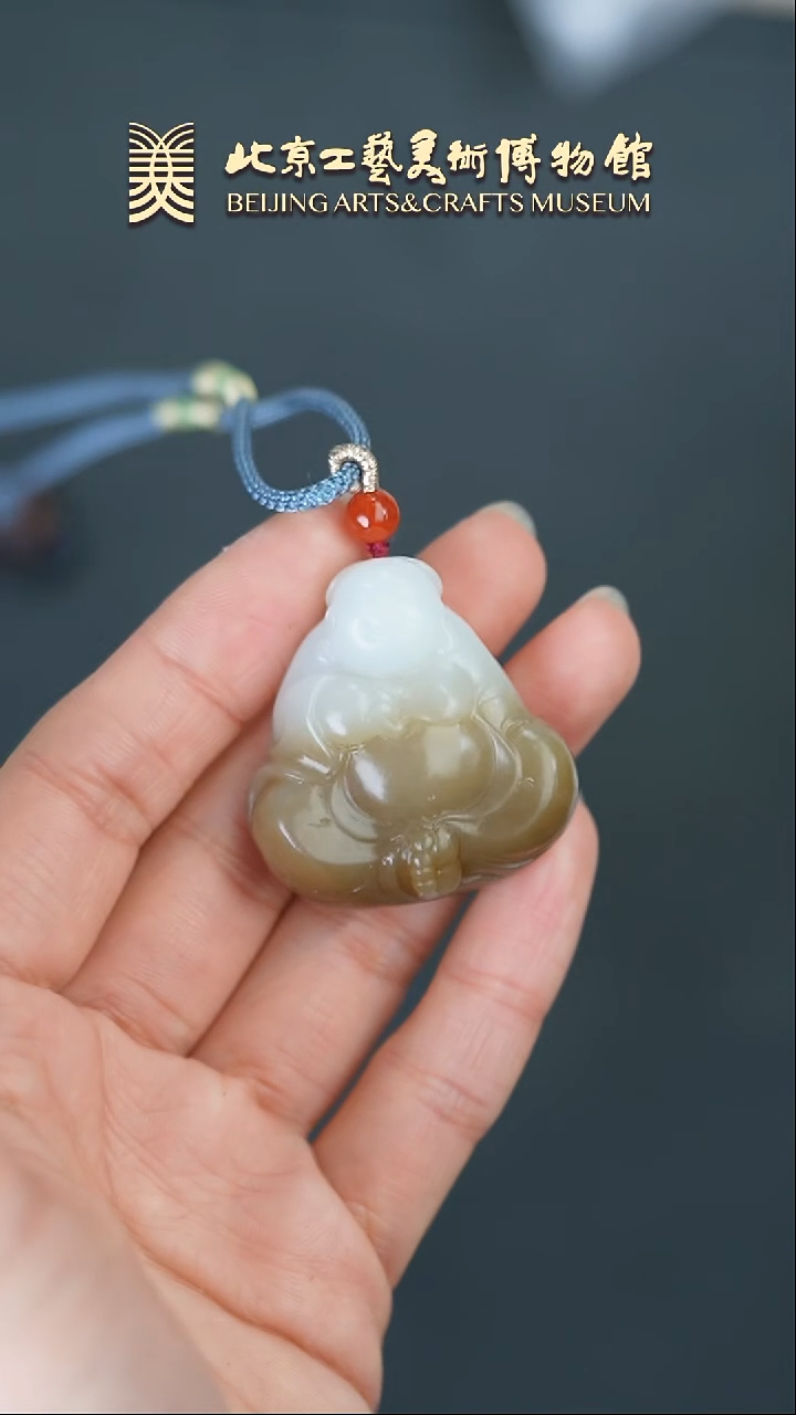 【闪购商品】和田玉挂件未镶嵌B0214GMD358蛇佛公