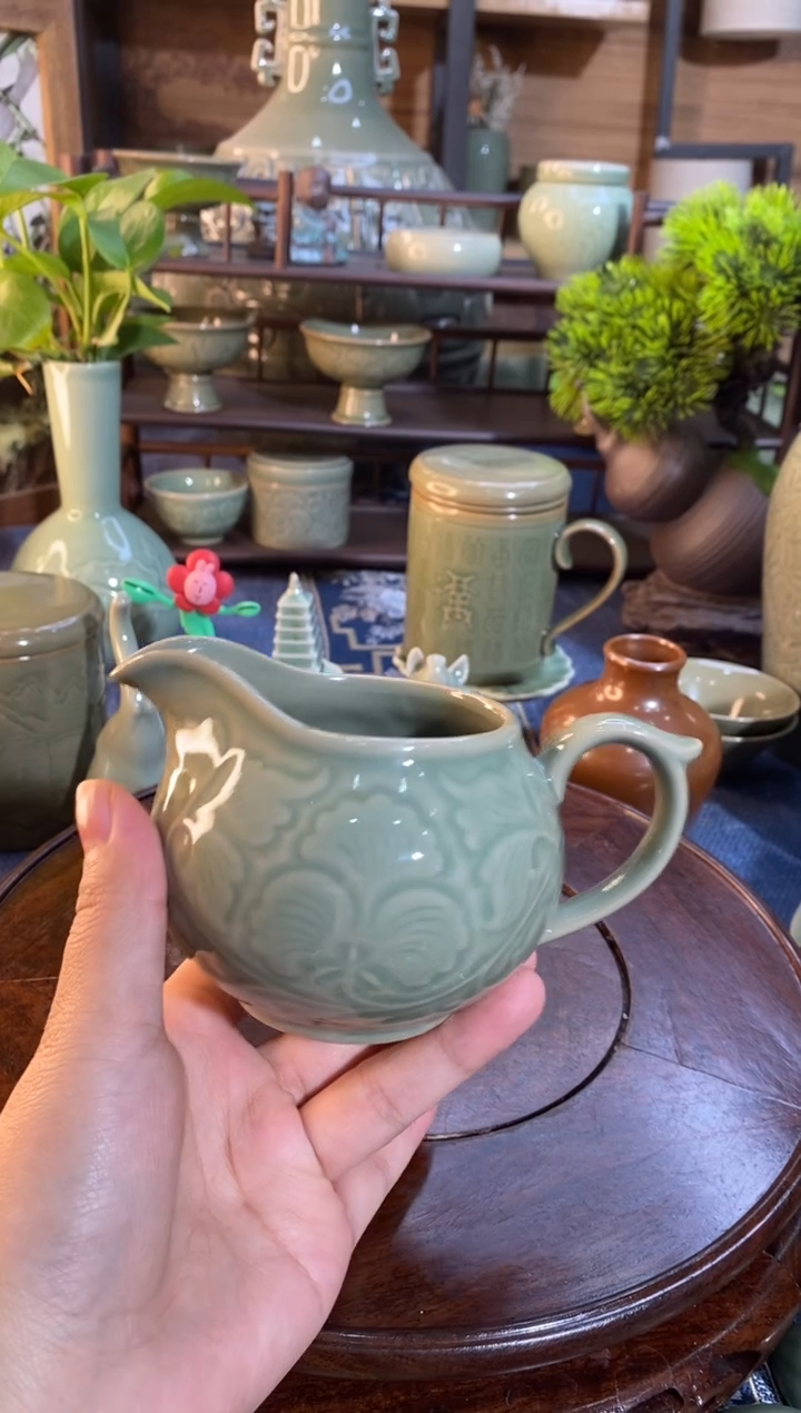 【闪购商品】100025 牡丹公道杯1只微瑕