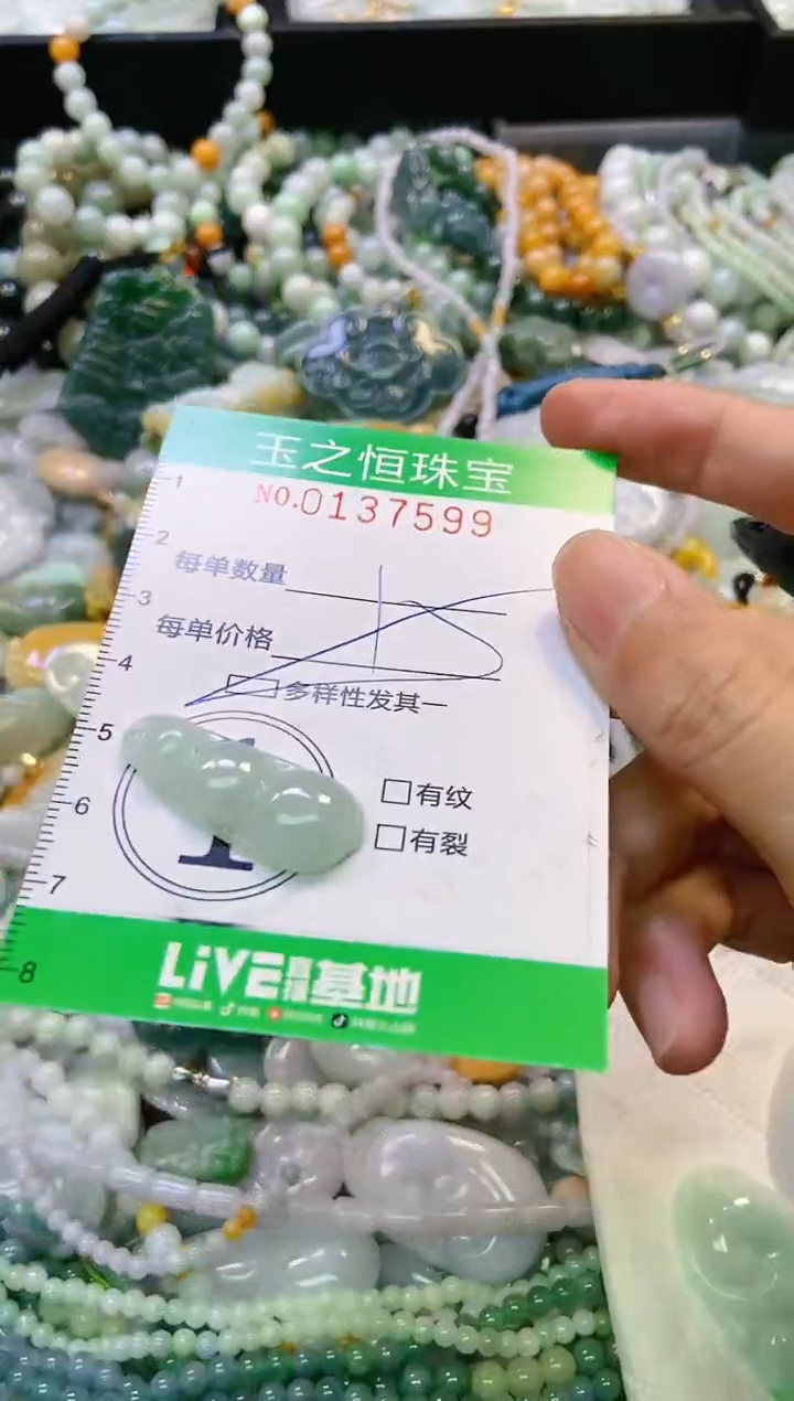 翡翠未镶嵌颈饰闪购0137599多样性发其一