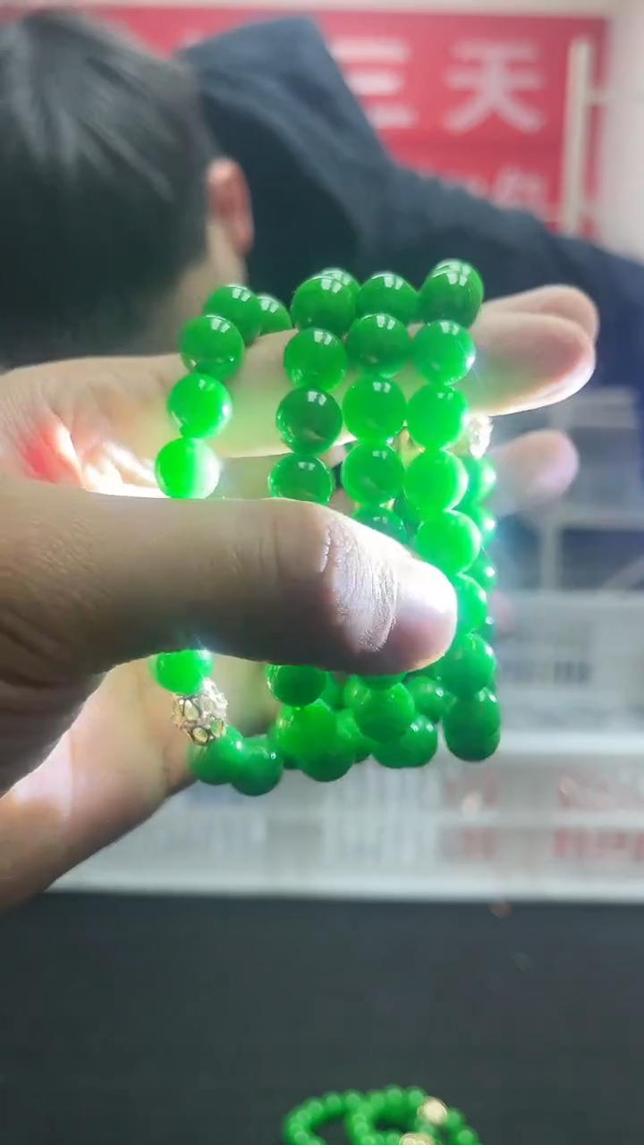 【闪购商品】翡翠手链未镶嵌精美手串73