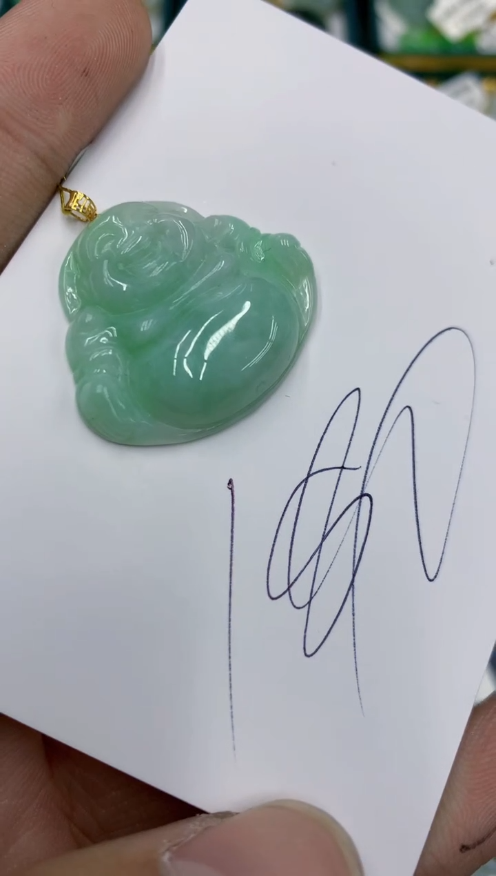 【闪购商品】翡翠颈饰18K金镶嵌11111111111