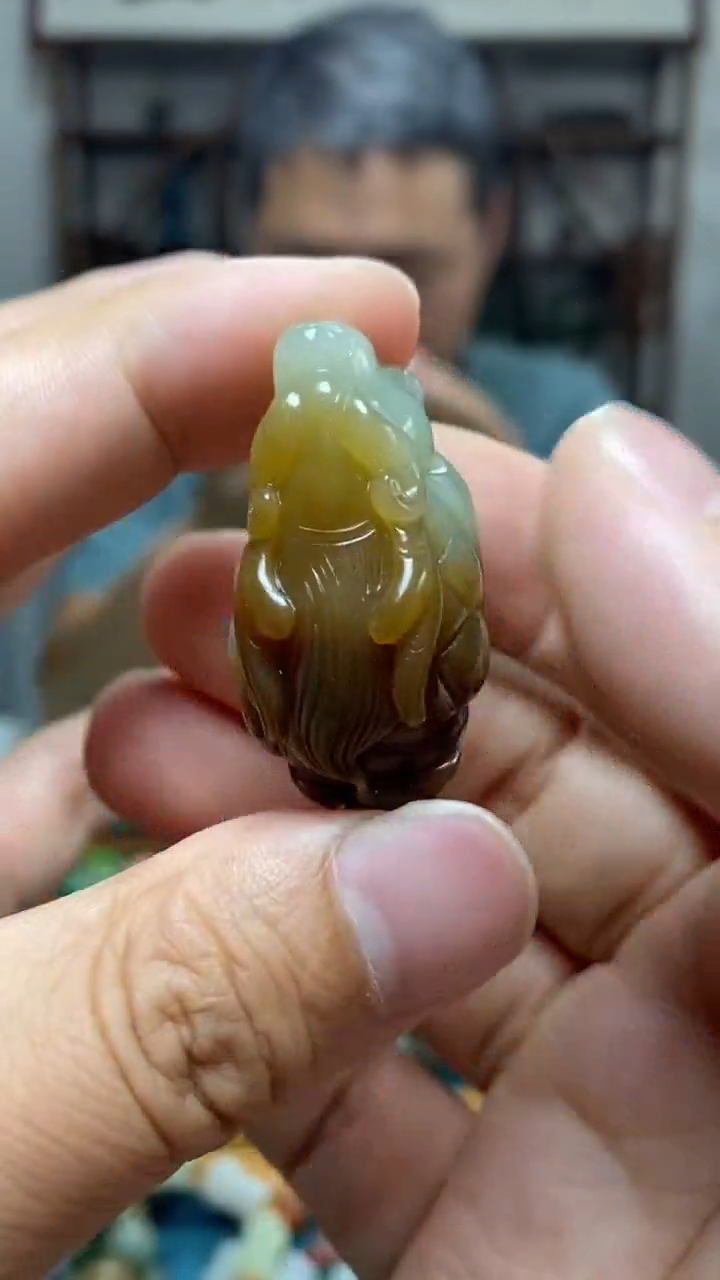 和田玉未镶嵌挂件102