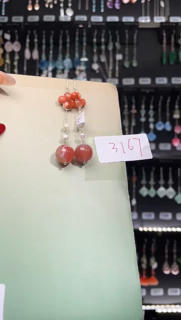 【闪购商品】紫晶耳饰银S925镶嵌喜欢拍