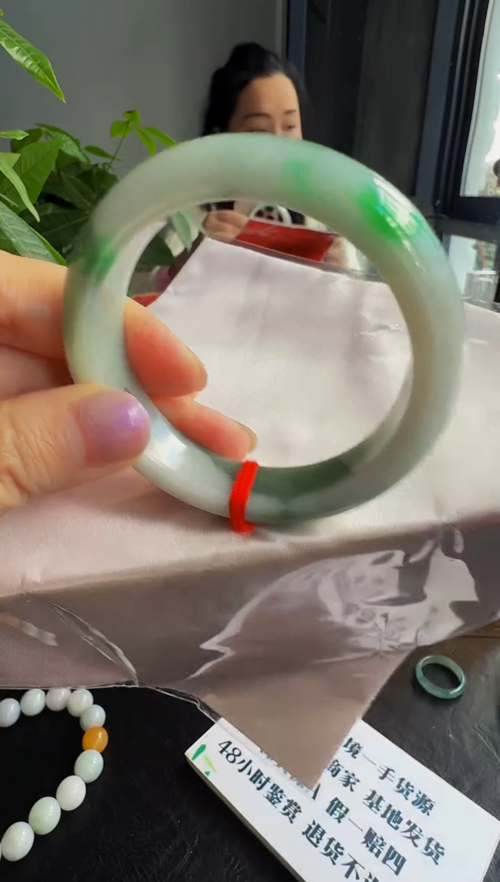 未镶嵌手镯翡翠缅甸天然A货翡翠手镯-6