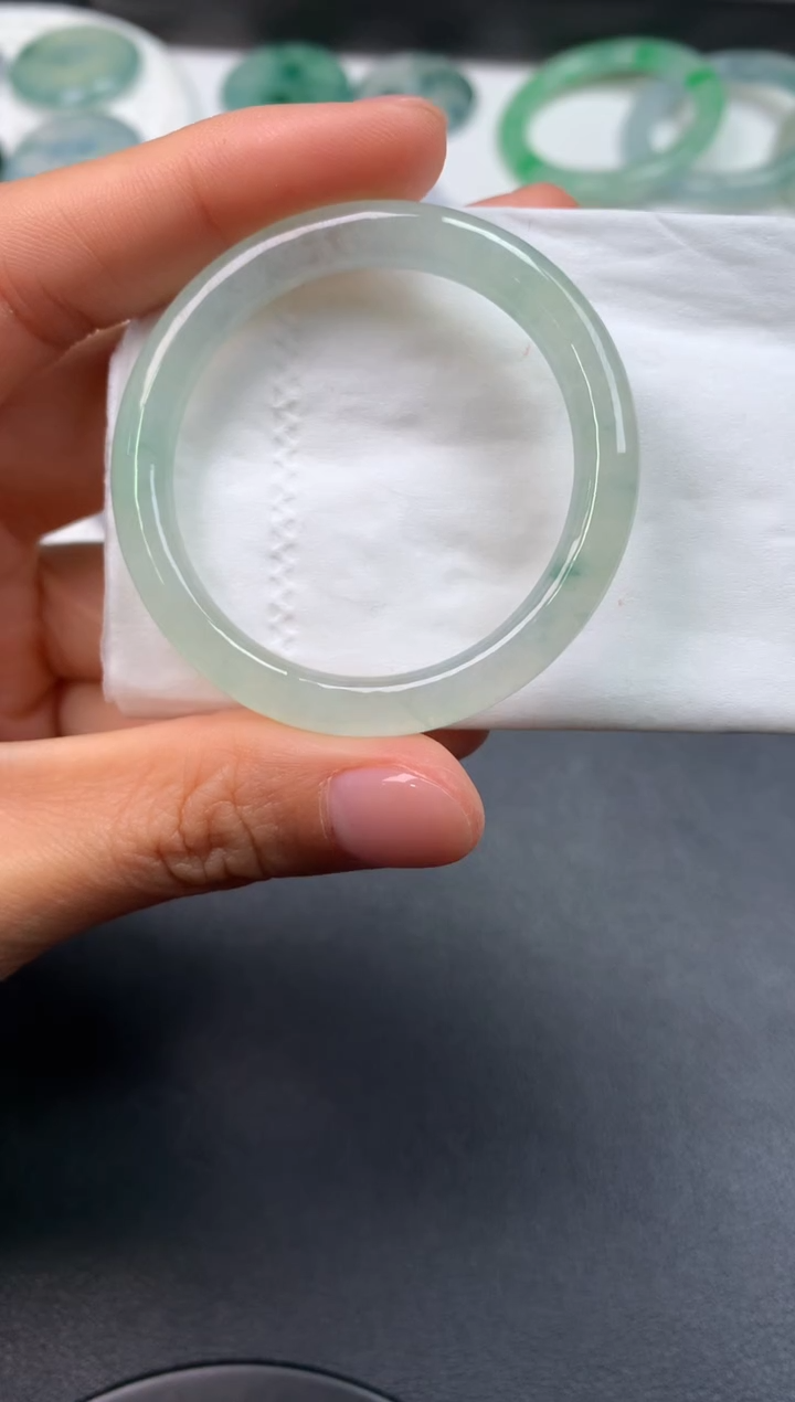 未镶嵌定制翡翠0601404948（39*5.3*5.5）