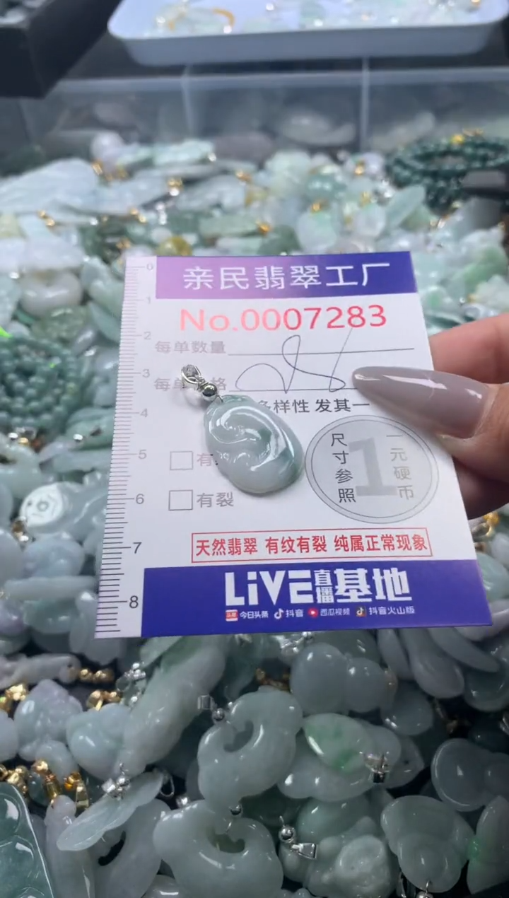 颈饰未镶嵌翡翠7283